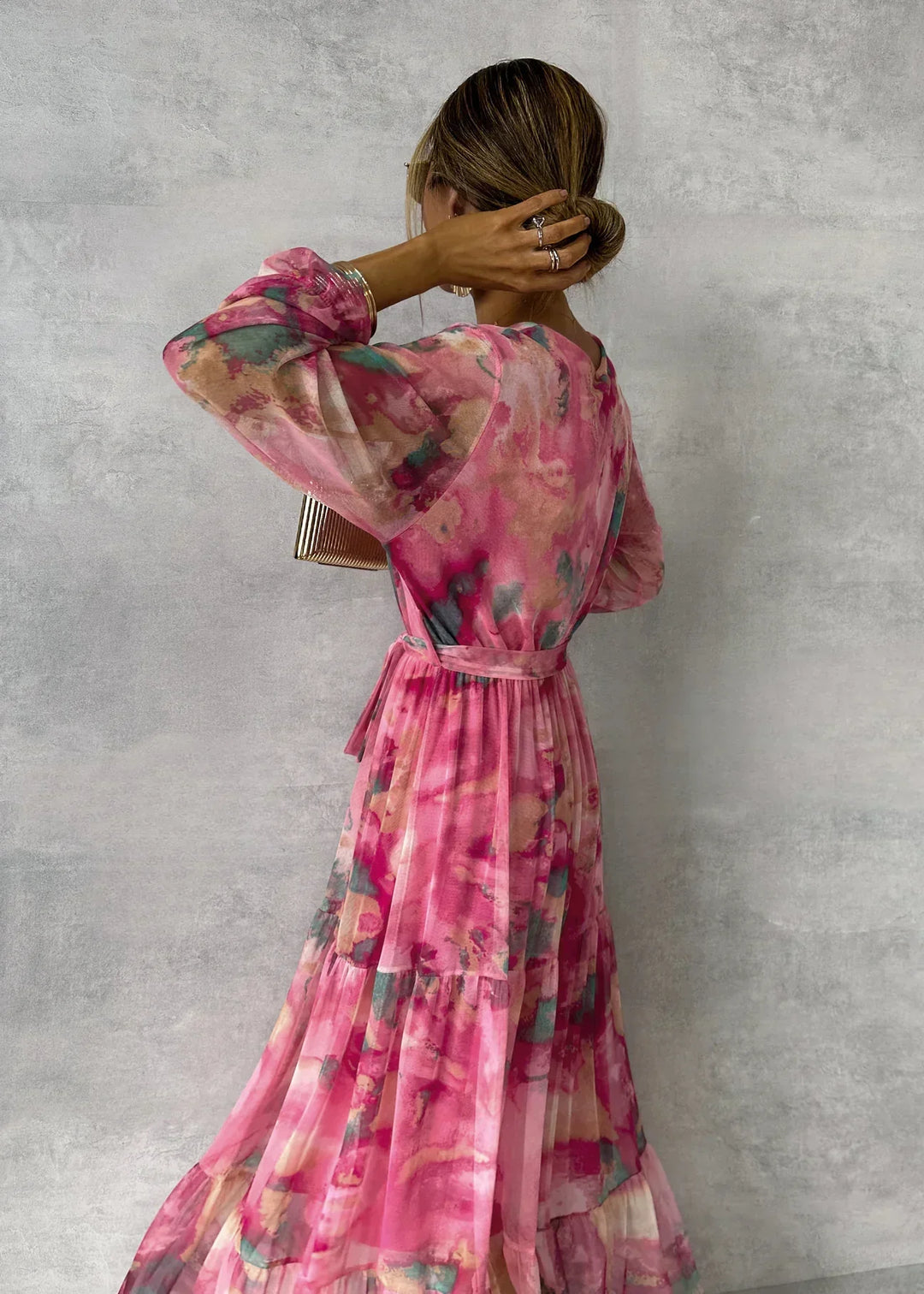Mollie | Floral Wrap Maxi Dress