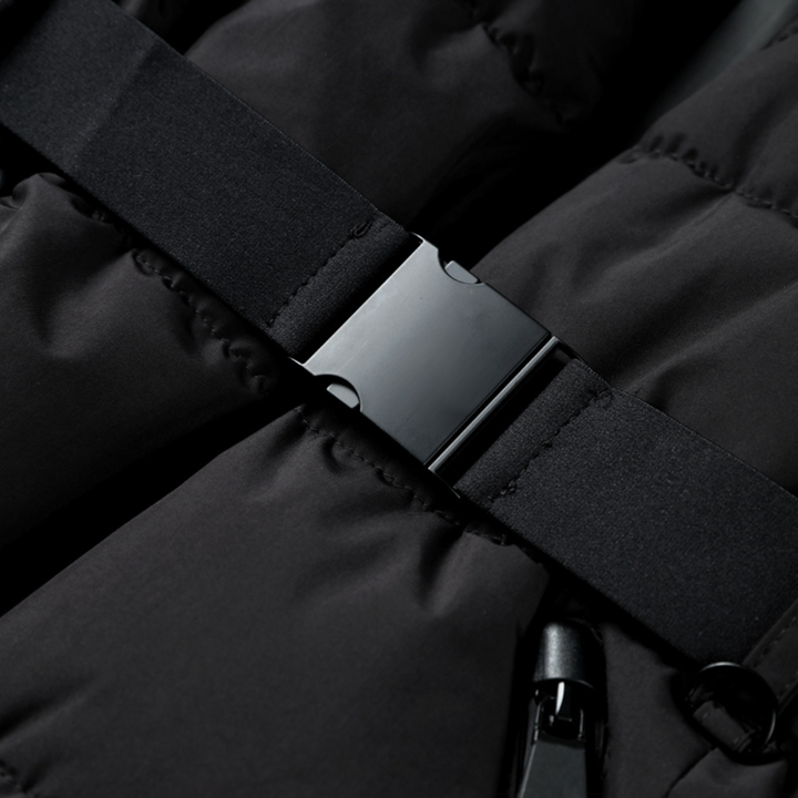 Georgia | Premium Insulated Black Ski Jacket