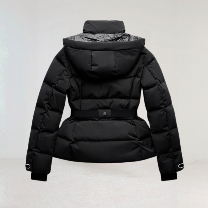 Georgia | Premium Insulated Black Ski Jacket
