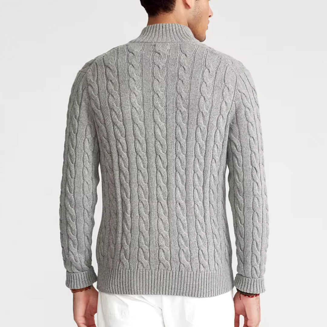 Nicolas | Old Money Half Zip Sweater
