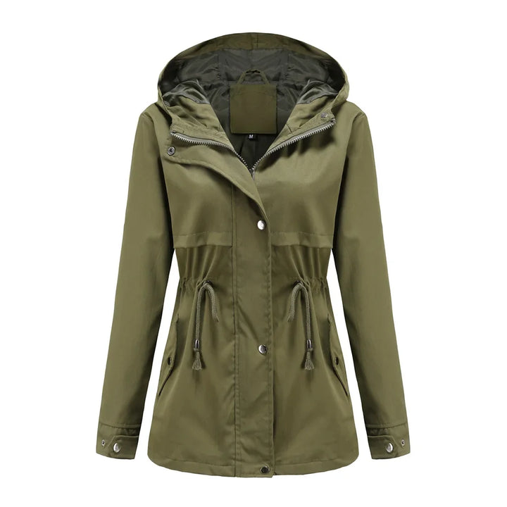 Lydia | Hooded Windbreaker Waterproof Coat