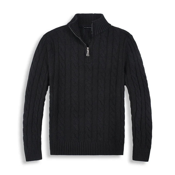 Nicolas | Old Money Half Zip Sweater