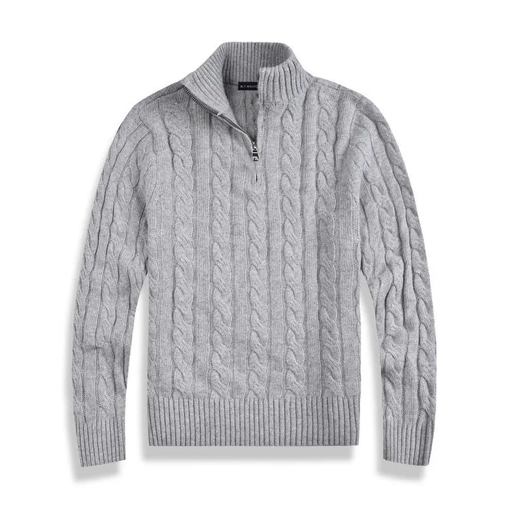Nicolas | Old Money Half Zip Sweater