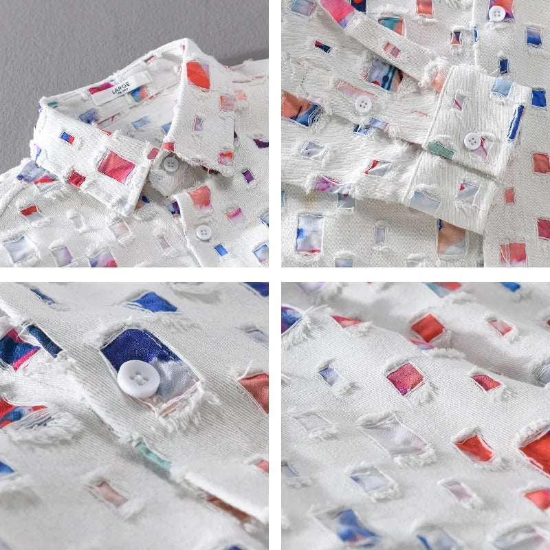 Cosmo | Retro Frayed Shirt