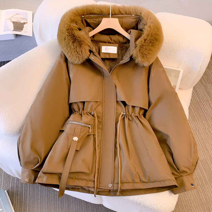 Rhea™ | Faux Fur Hooded Coat