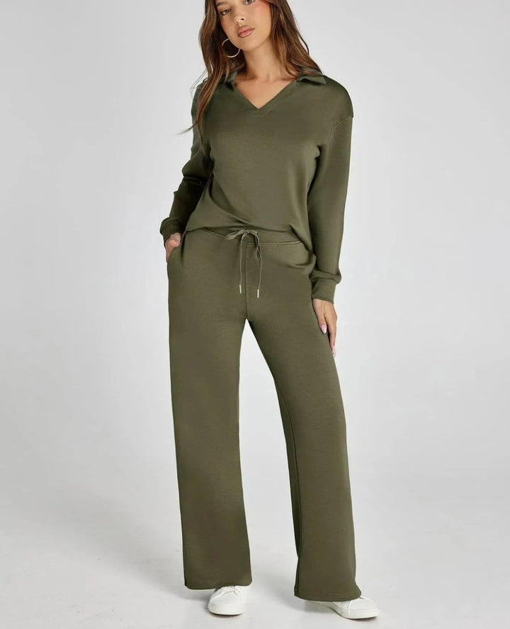 Dora | Casual Long Sleeve Two-piece Set