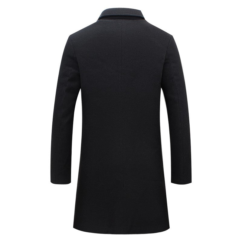 Xavion | Stylish Long Wool Coat